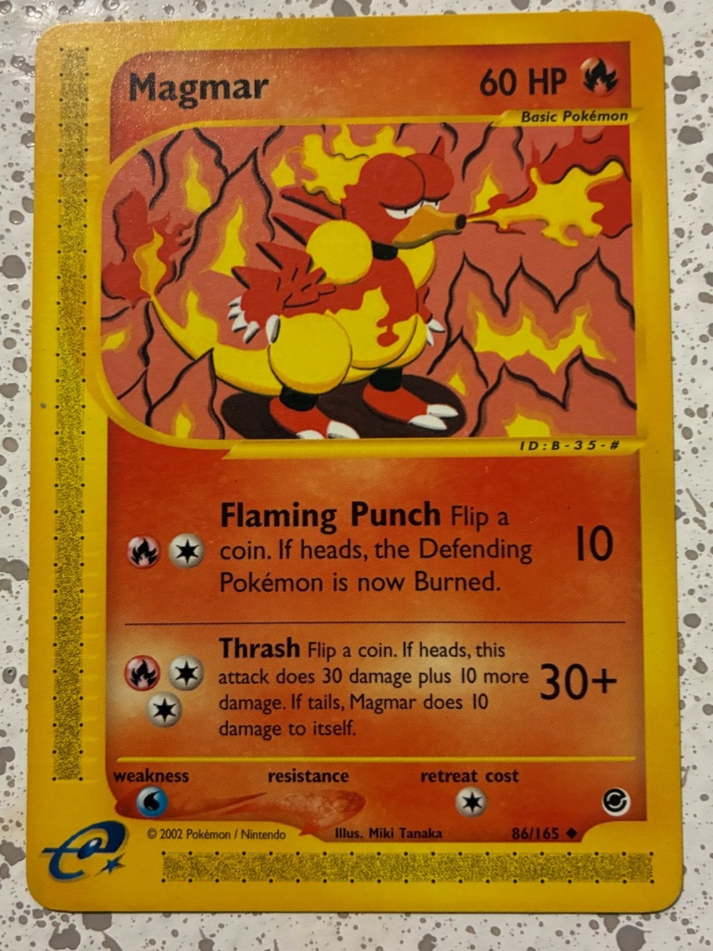 Magmar Pokémon Card - Basic - 60 HP
